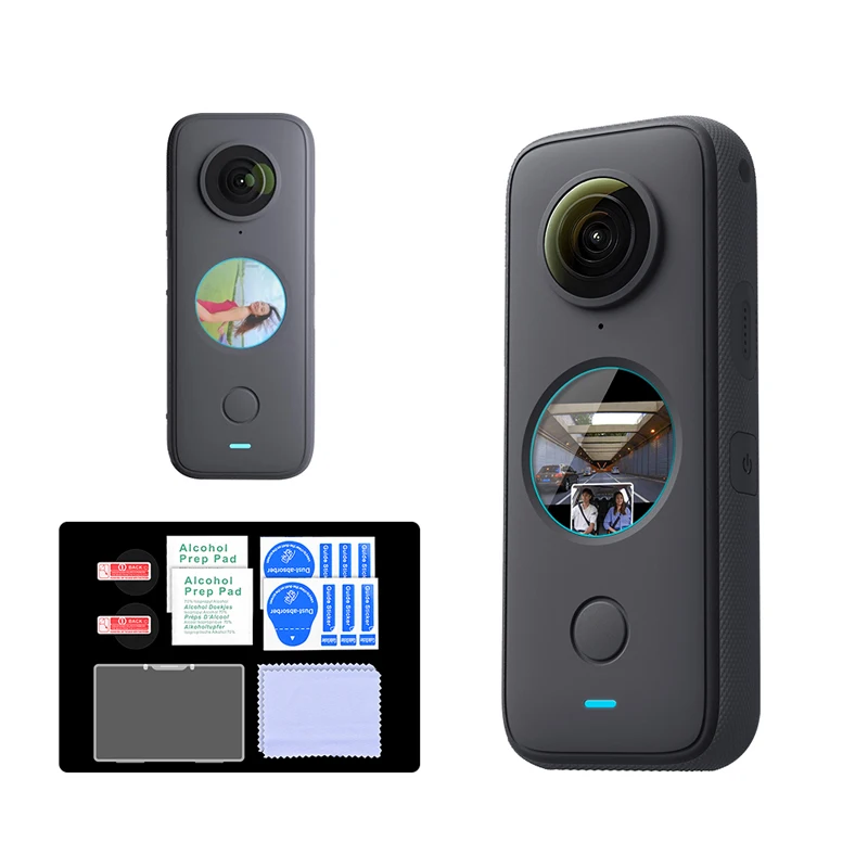 強化ガラススクリーンプロテクター,insta360用強化ガラスフィルム,2ユニット