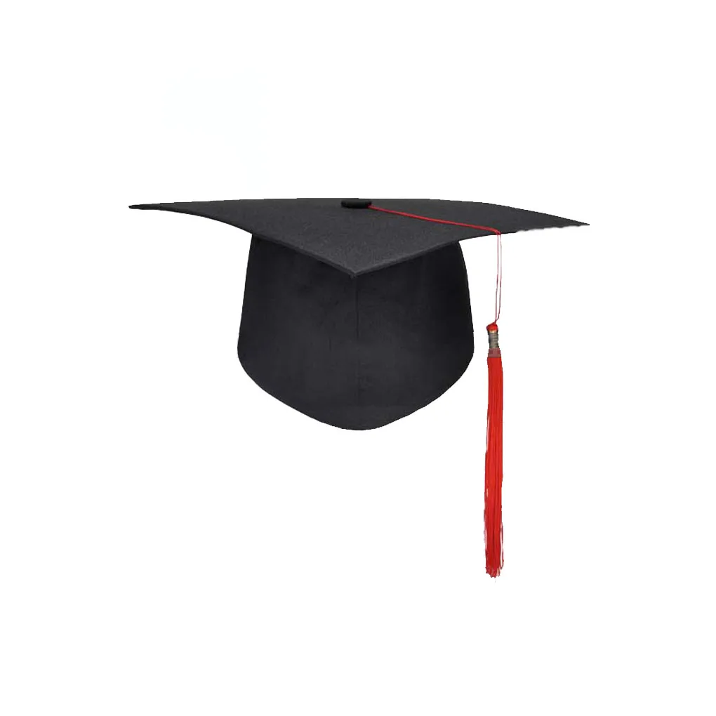 Festa di laurea scolastica nappe Cap Mortarboard University scapoli Master Doctor Academic Hat NEW Black mortaio Board