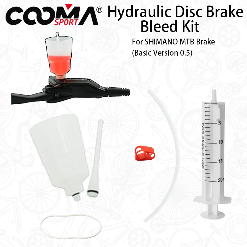 Hydraulic Brake Bleed Kit for SHIMANO Road MTB Magura Txktro Mineral Oil Brake system, V0.5, V0.85, V2.5 Kit