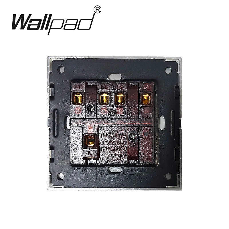 4 Gang Reset Switch Wallpad Pulse Switch Momentary Contact Switch Push Button Wall Light Switch 16A