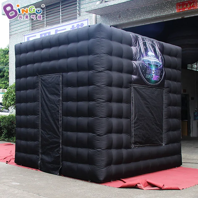 

Inflatable Tent 3*3*3M LED Lighting Inflatable Wedding Booth Photot Kiosk Tent/Nightclub Tent For Sale