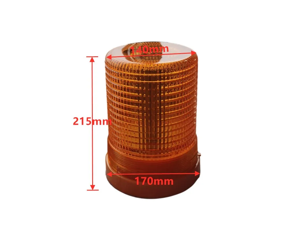 2x Amber Emergency Flash Strobe Truck Rotating Beacon Light truck flashing Roof lamp Top Lights for Benz truck For Volvo Scania