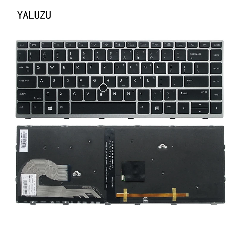 NEW US laptop keyboard FOR HP EliteBook 840 G5 846 G5 745 G5 L14378-001 L11307-001 US laptop keyboard Backlit