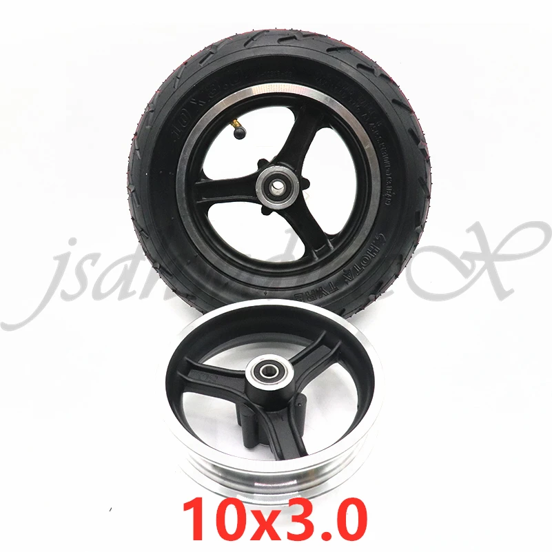 Newest 10 inch Folding electric scooter wheel tire alloy rim 10x3.0  Tyre For KUGOO M4 PRO Electric Scooter  10*3.0