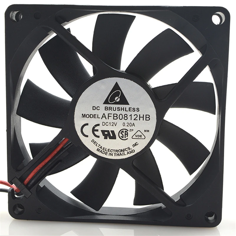 

New Original 12V 0.20A AFB0812HB 8015 8CM Double Ball Bearing Ultra Thin Cooling Fan