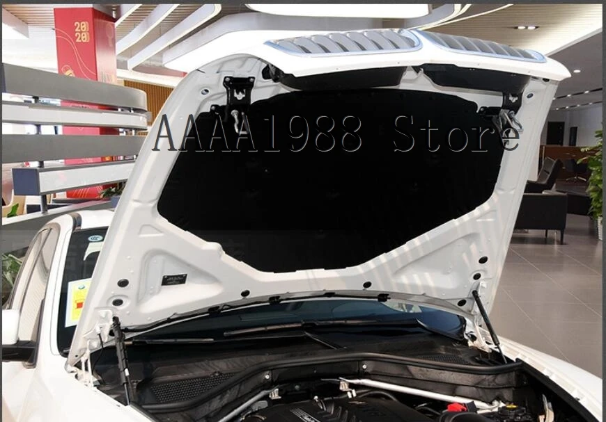 2008-2013 for BMW X5 X6 E70 E71 Heat Sound Insulation Cotton Front Hood Engine Firewall Mat Pad Cover Noise Deadener