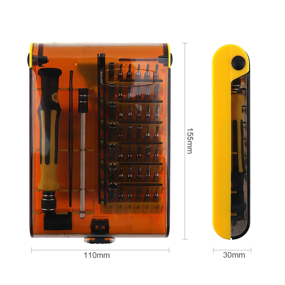 45 In 1 Set di strumenti per cacciavite multifunzione di precisione Kit di utensili manuali per l'apertura di strumenti digitali per Notebook di riparazione