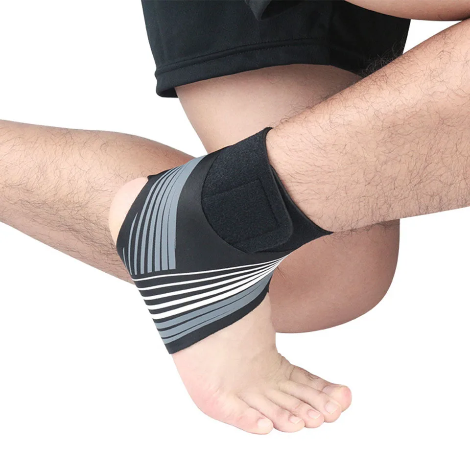 1PC supporto per caviglia, protezione per la regolazione libera dell'elasticità fasciatura del piede, prevenzione della distorsione Sport Fitness Guard prevenzione della fascia