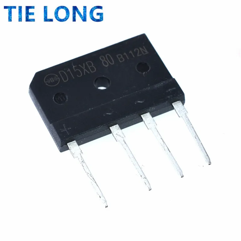 5PCS D15XB80 ZIP-4 D15XB 60 ZIP bridge rectifier D15XB80 D15XB 80