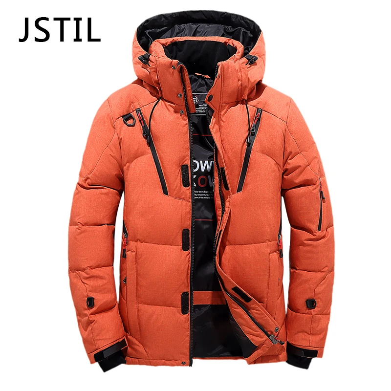 2023 New Brand Men\'s Winter Down Jackets Thick White Duck Down Warm Parkas Coats Casual Fashion High Quality Padded Jacket Men