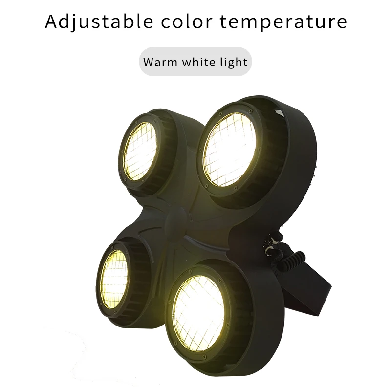 Imagem -04 - Luz de Público 4x100w à Prova Dágua Cob Dmx512 Led Olhos Luz Fria Branca Quente Fria e Quente Iluminação para Palco Casamento