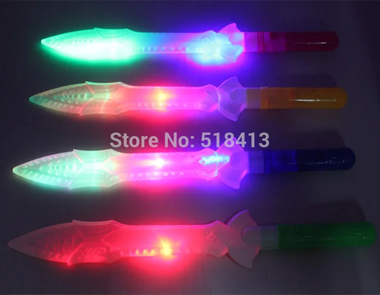 Sword Weapon Toys Selling Children's Electronic Knife Flashing Swords Boy Gift Outdoor Fun & Sports Sword Weapon Category 2021