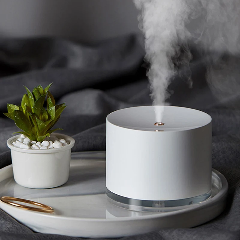 Portable Wireless Air Humidifier  2000mAh Usb Rechargeable Electric Humidifiers Diffuser Cool Mist Maker Night Lamp For Home