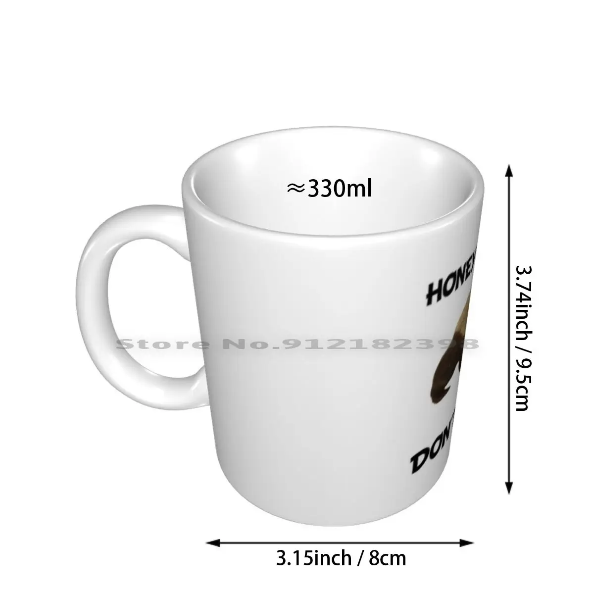 Honey Badger Don't Care Ceramic Mugs Coffee Cups Milk Tea Mug Funny Humorous Honey Badger Honey Badger Badger Dont Care Takes