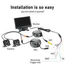 7 inch AHD Rear View Camera #5