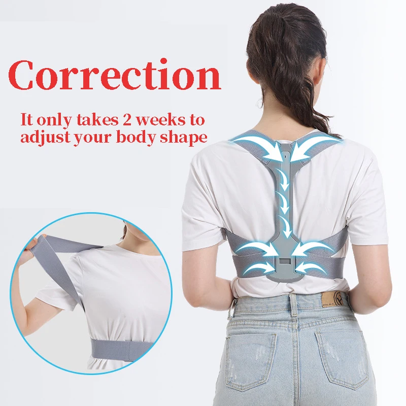 Posture Corrector for Men and Women Adjustable Upper Posture Brace for Support,Providing Shoulder-Neck-Back Relief Pain