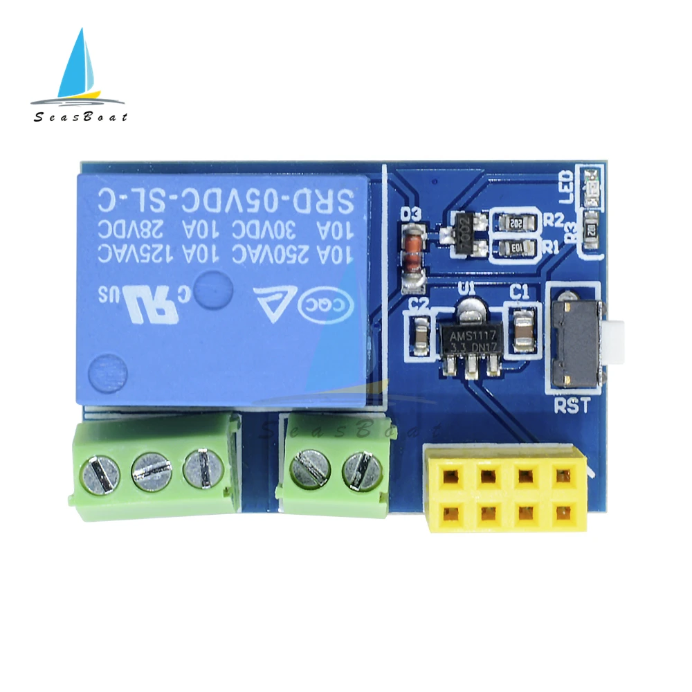 ESP8266 ESP-01 ESP-01S 5V WiFi Module Relay Nhà Thông Minh Điều Khiển Từ Xa Cho Arduino Ứng Dụng Điện Thoại Điều Khiển Không Dây Rơ Le ban