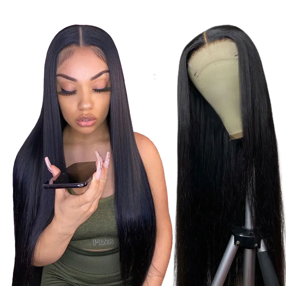 RECIFEYA Brazilian Straight Hair Lace Front Human Hair Lace Wig Straight Human Hair Wigs 4x4 Lace Closure Straight Hair Wigs