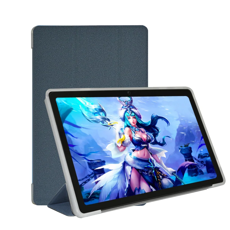 Ultra Thin Case For Teclast T40 Plus 2021 New Tablet Tri-fold Stand Cover Frosted Transparent Shell For T40PLUS Fundas +Gift