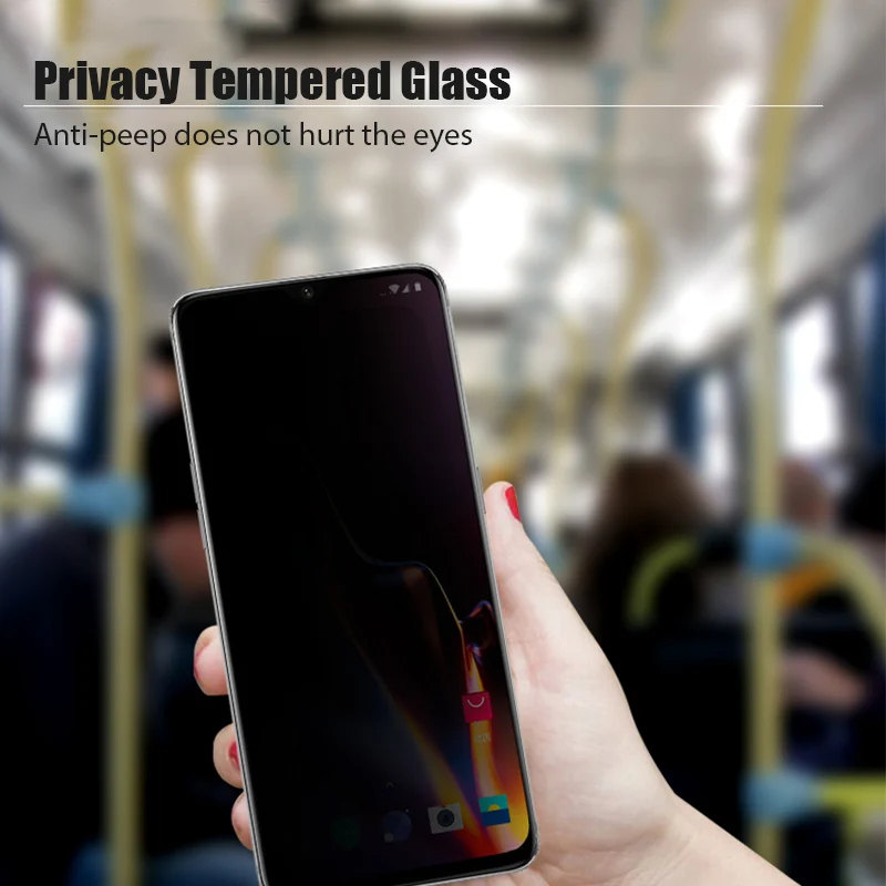 9H privacy Screen Protector For one plus 7 8T Anti-spy Tempered Glass for Oneplus 6 6T 7T 8T Nord N100 N10 5G