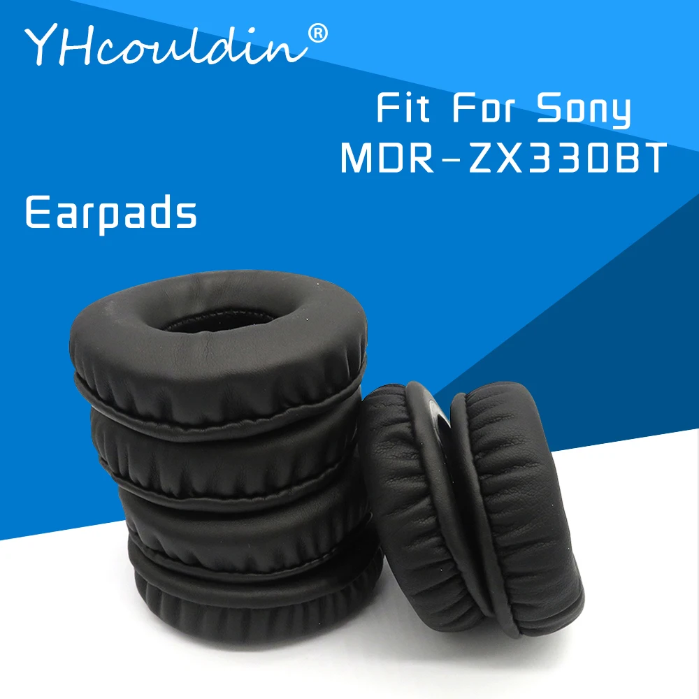 YHcouldin قطع الأذن لسوني MDR ZX330BT MDR-ZX330BT سماعة المساعدون استبدال التجاعيد جلد لينة المواد