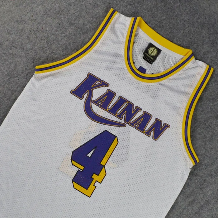 Slam Dunk Kainan High School No.4  Shinichi Maki Cosplay Top Vest SD Basketball Jersey