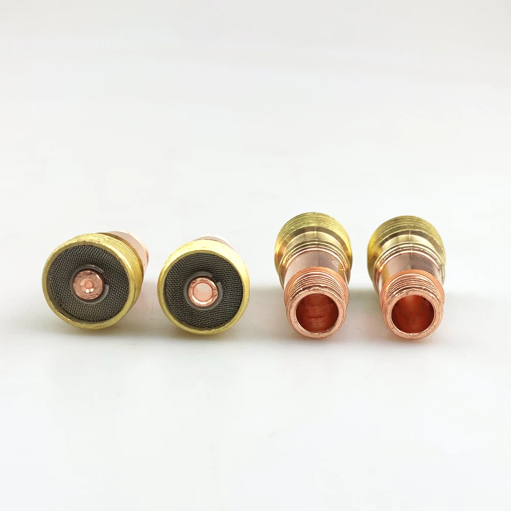 TIG 17GL Collet Body Stubby Gas Lens lenz Connector With Mesh For PTA DB SR WP-17/18/26 Torch Welding Accessories