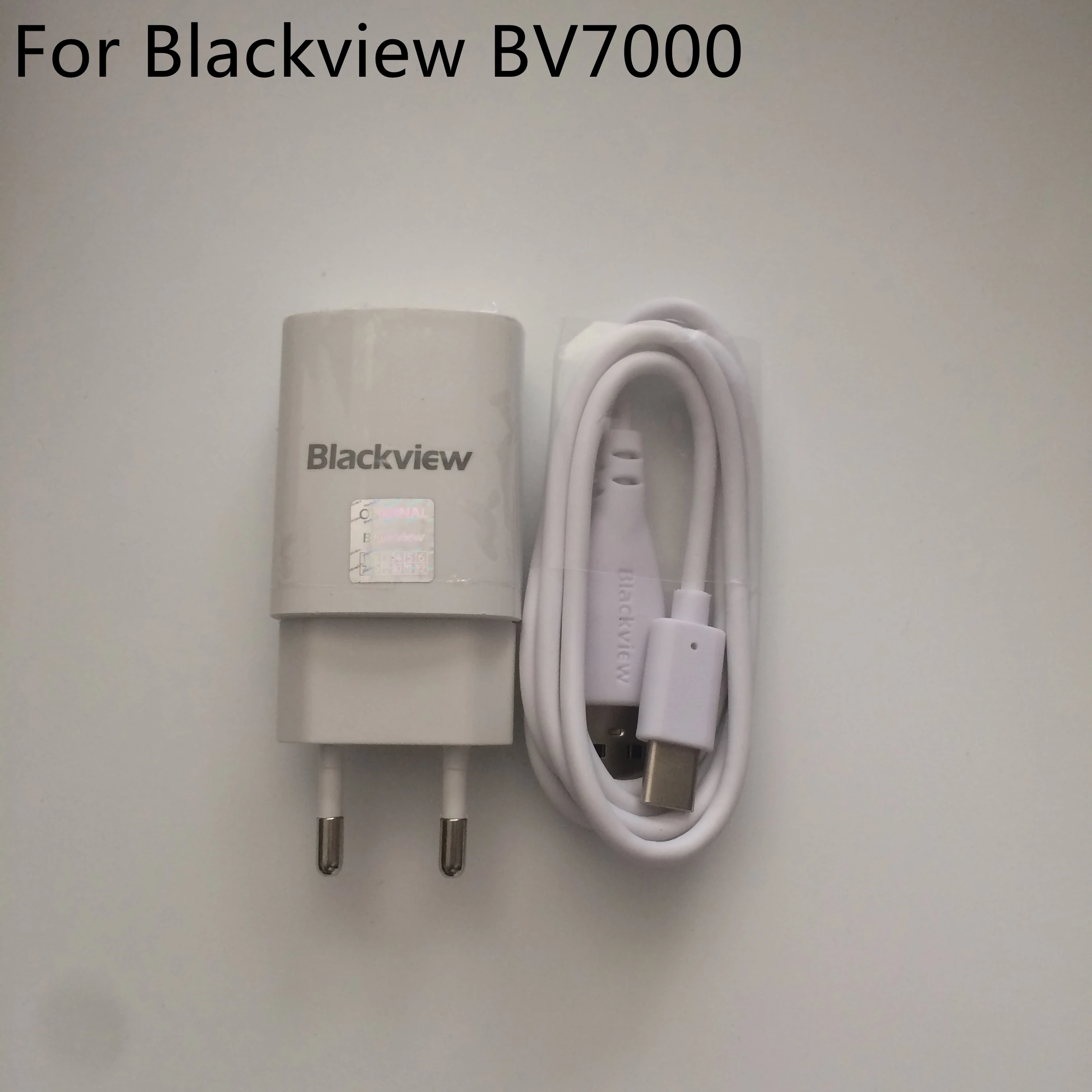 Blackview BV7000 Original New High Quality Travel Charger + USB Type-C Cable For Blackview P2 Blackview BV7000 Pro Free Shipping