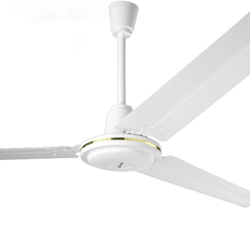 

GY Ceiling Fan Household Fan Iron Leaf 56-Inch Living Room Dining Room Dormitory Industrial Drop Fan Mute Strong Wind