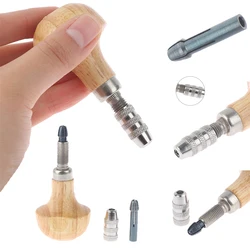 Jewelers Pin Vise Vice Wooden Handle Twisting Wire Wrapping Drill Kit Collet Watches Jewelry Tools