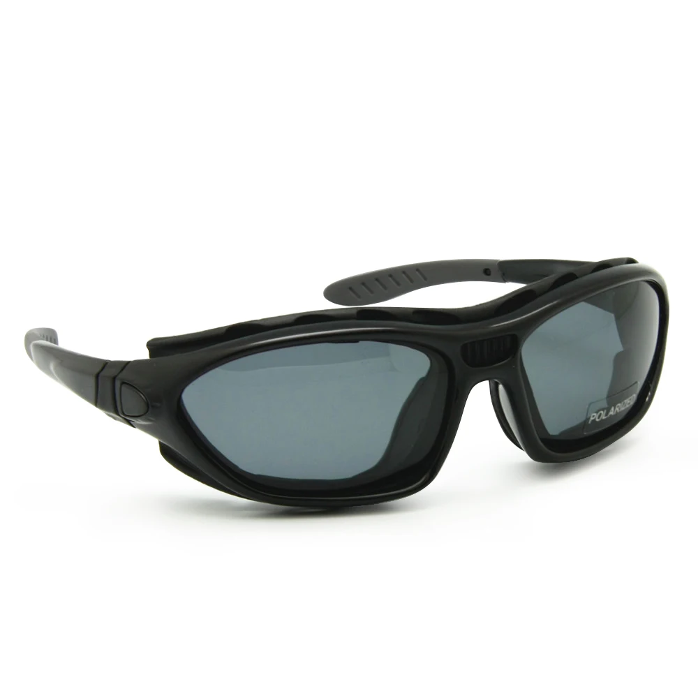 Motorcycle Goggles Polarized Clear 2 Pairs Day Night, Cycling Sunglasses Temples Strap Interchangeable, Helmet Glasses