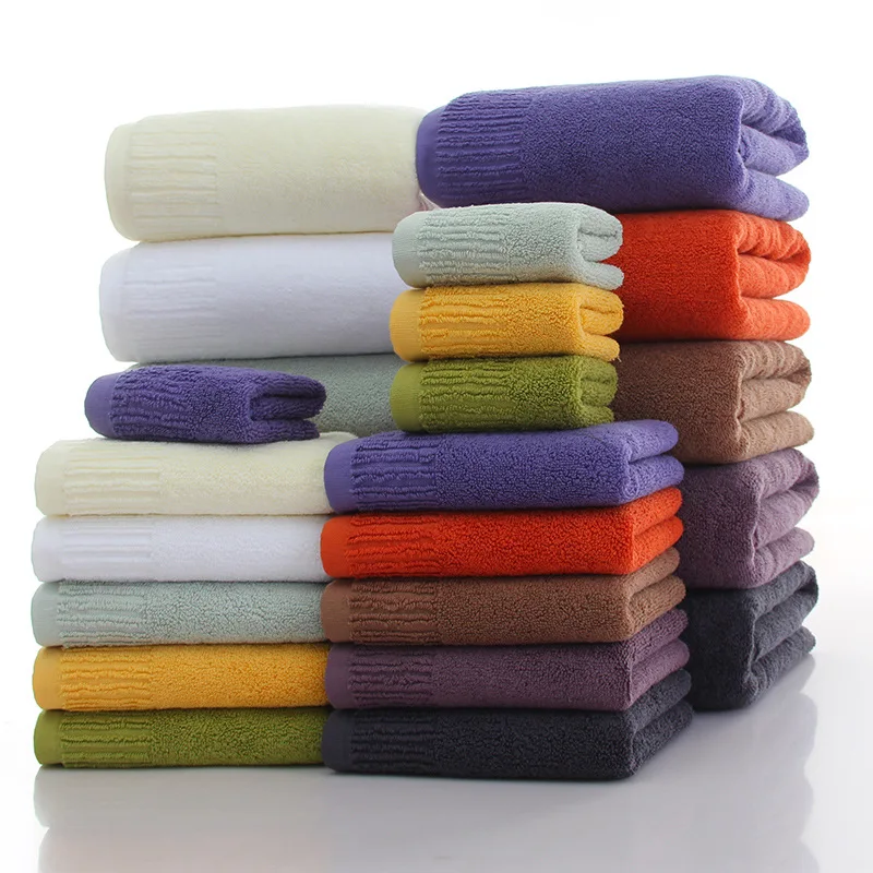3 Pieces/set Bath Towels Thick Cotton Towel Set Face Towels Bath Towel For Adults Washcloths Absorbent bathroom towel set