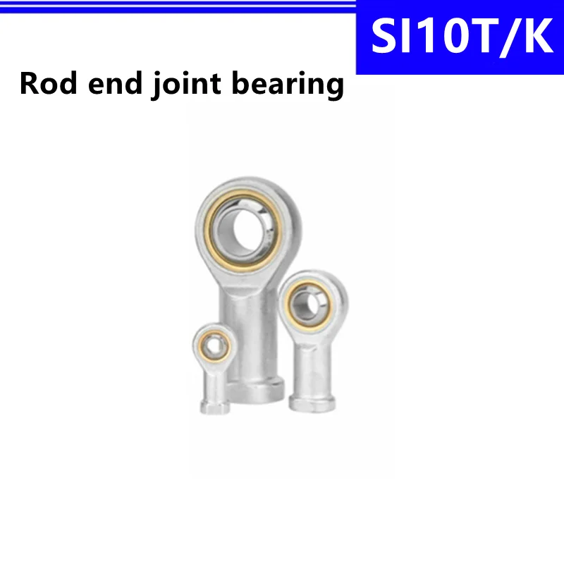 

20Pcs SI10T/K 10mm Inner Piston Rod End Joint Bearing Ball Head Fish Eye Universal Knuckle SI10/TK