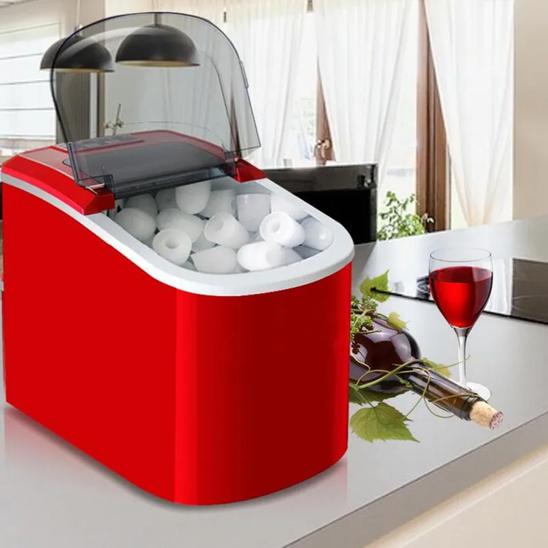 ミニ自動丸型電気製氷機,220v,旅行,ミルクテア,店舗,家庭用または商業用