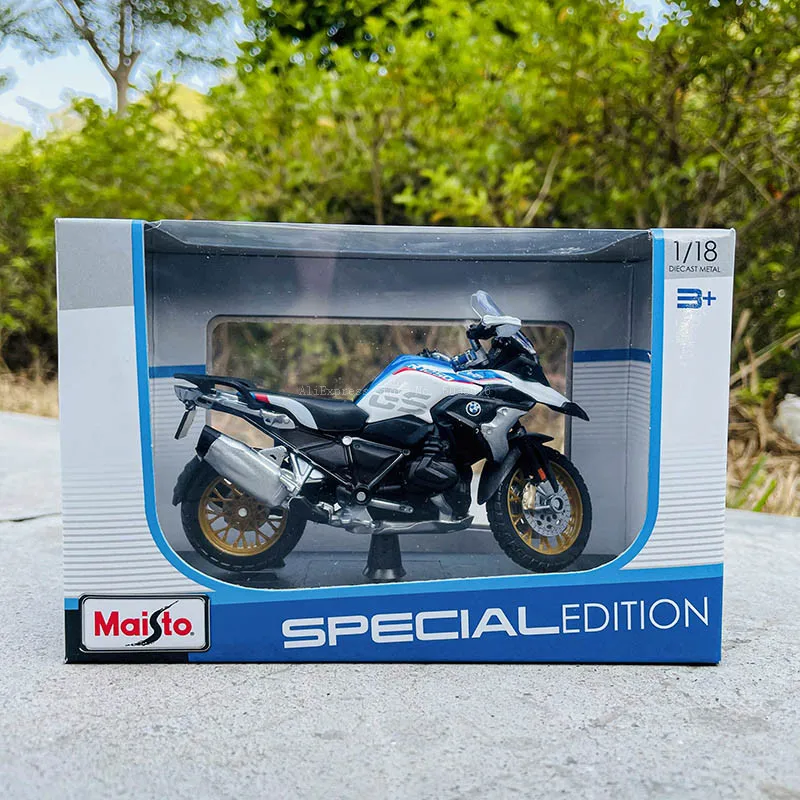 Maisto 1:18 NEW BMW R1250GS Silvardo original authorized simulation alloy motorcycle model toy car Gift