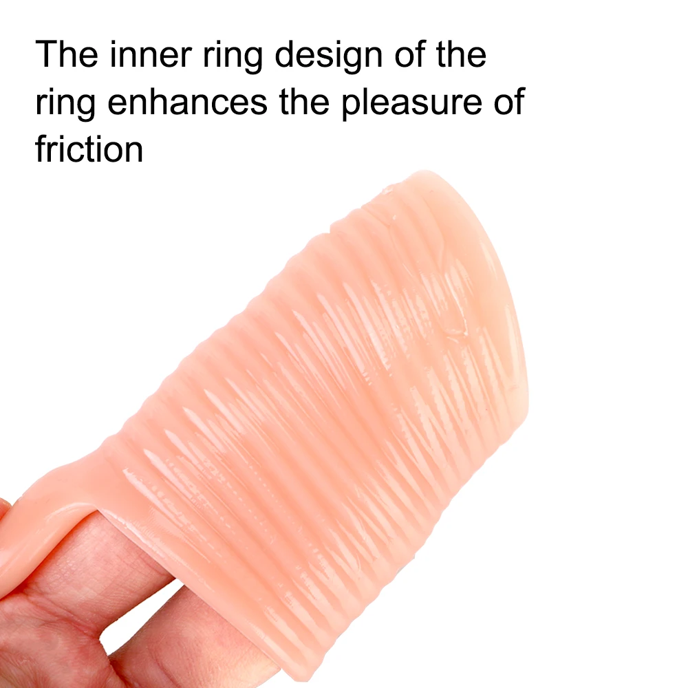 TPE Cock Ring Foreskin Correction Adults Products Reusable Male masturbation Penis Ring Delay Ejaculation Sex Toys for Man