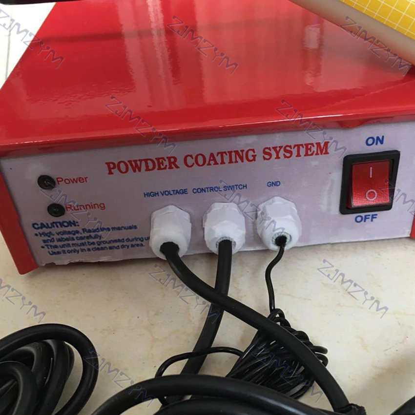 Máquina de pulverización electrostática de PC03-2, pistola de pulverización de pieza de trabajo de Metal de pintura, sistema de recubrimiento de polvo de plástico portátil, 3,3 V/220V, 110 W