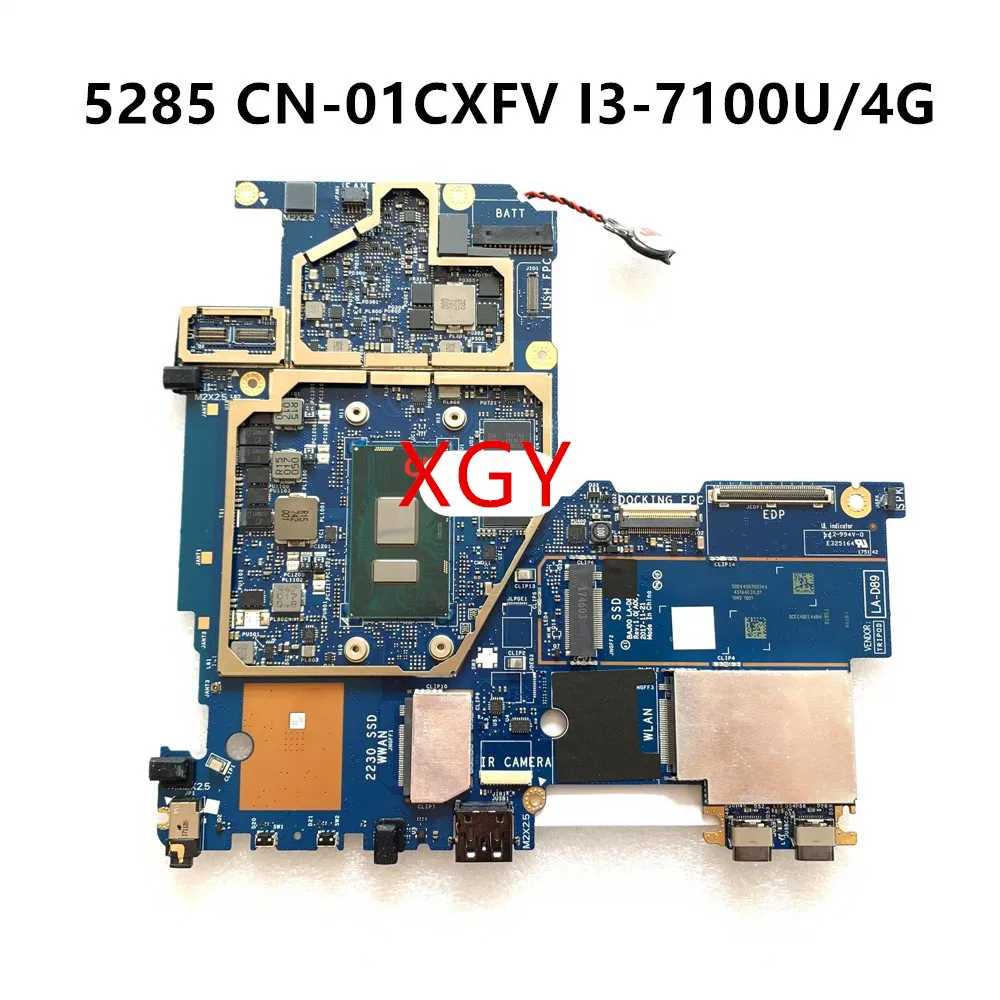 

Материнская плата для DELL 5285 BAJ00 LA-D891P 1CXFV 01CXFV I3-7100U I5-7300U I7-7600U 4G 100% тест в порядке