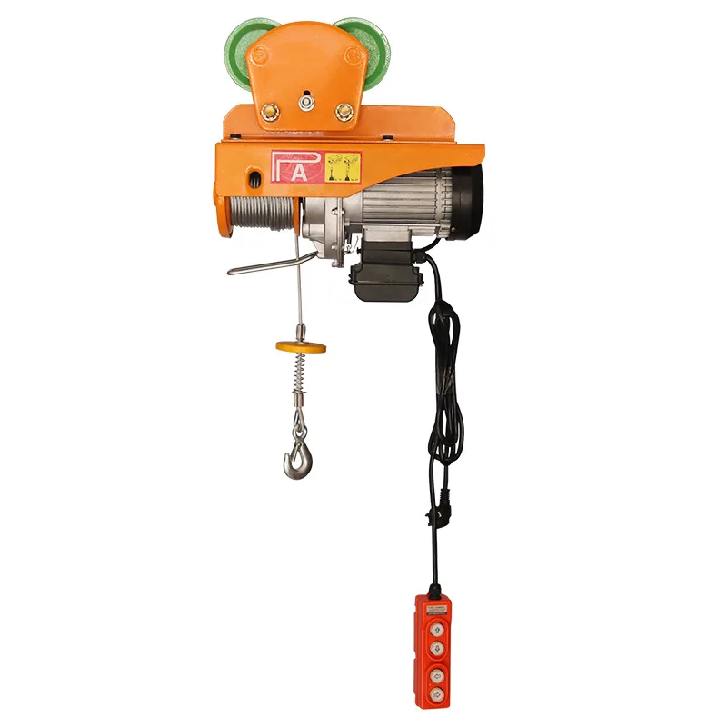 Running miniature electric hoist with sports car 220V household crane small hoist crane