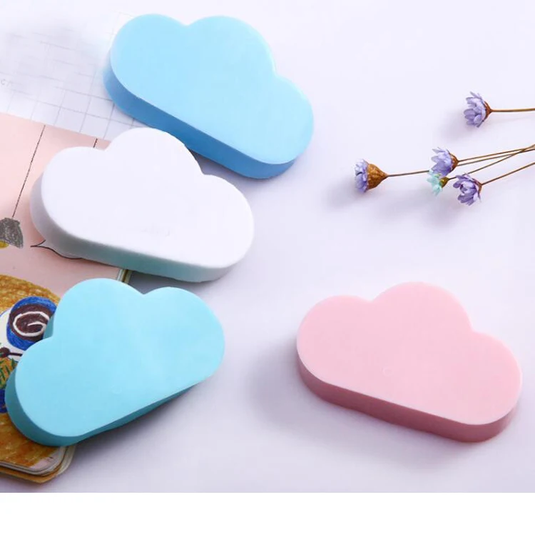 1PC Kawaii Cloud Shape Eraser Exquisite Cartoon Soft Rubber Erasers Easy To Wipe Stataionery Gifts(ss-872)