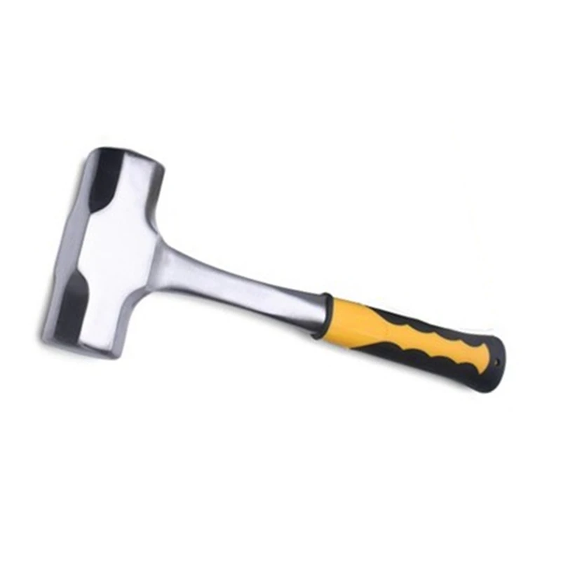 Ein stück club hammer in einem stück griff 3 LB - 4 £ heavy duty stein hammer gummi griff sledg hammer
