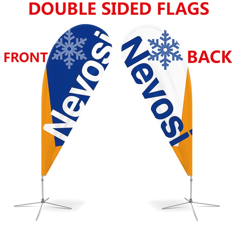 outdoor custom Teardrop flag banners with flag pole, base , advertising flags decoration shop sign banner DIY tear drop flags