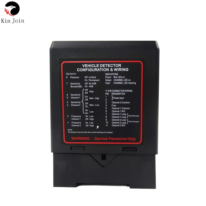 Traffic Induction Loop Single Channel Vehicle Detector Signal Control Ground Sensor Can Be Customized AC220 AC110V DC12 DC24V