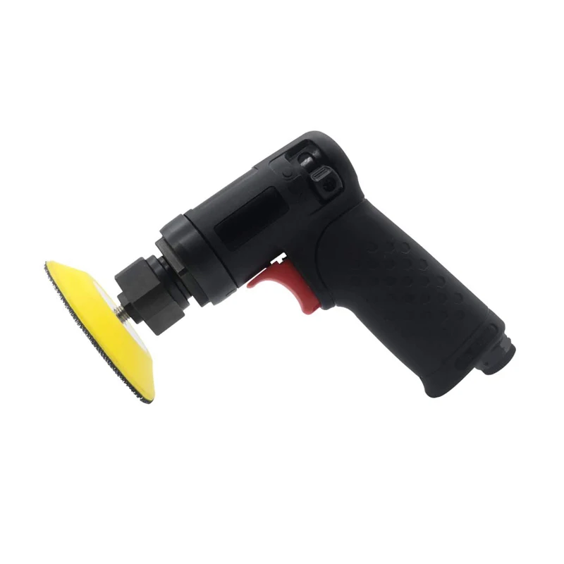 3Inch Disc Mini Pistol Random Orbit Sander High Speed Polishing Machine Air Power Sanding Tool