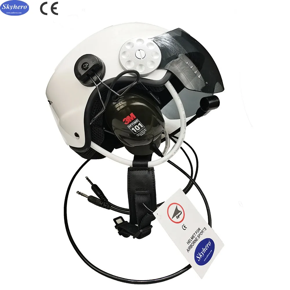 Paramotor Helmet with Noise Cancelling, Powered Paragliding Training, PPG Helmet for Sale