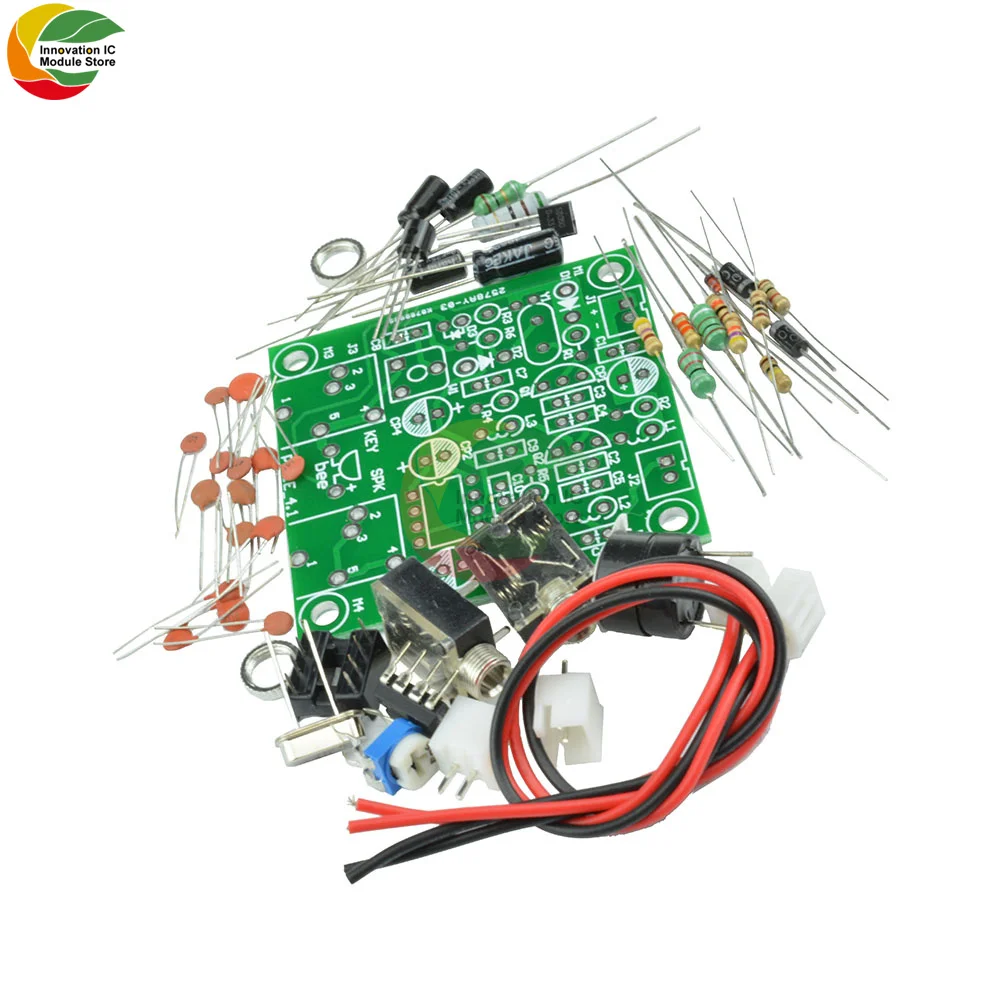 Shortwave Radio 4.1 Qrp Pixie Diy Kit 40m Cw Radio Shortwave Transmitter Receiver Module 7.023-7.026mhz Transceiver With Buzzer