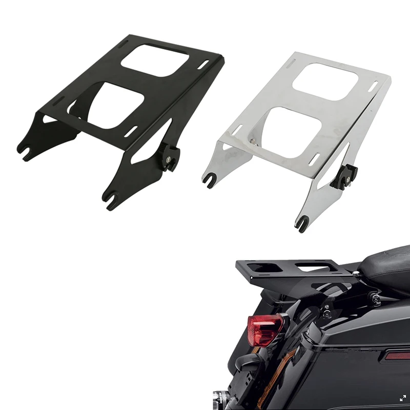 Motorcycle Detachable Two Up Pack Rack For Harley Tour Pak Road King Street Glide Road Glide Classic 2014-2020 2019 Carrier