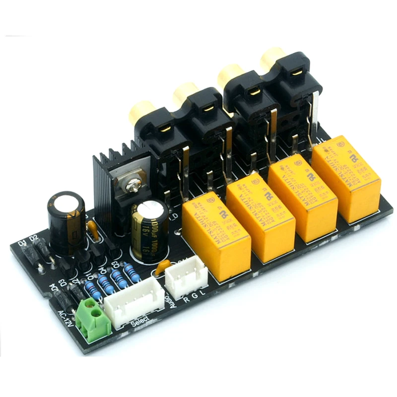 4-Channel Stereo Audio Signal Slection Board