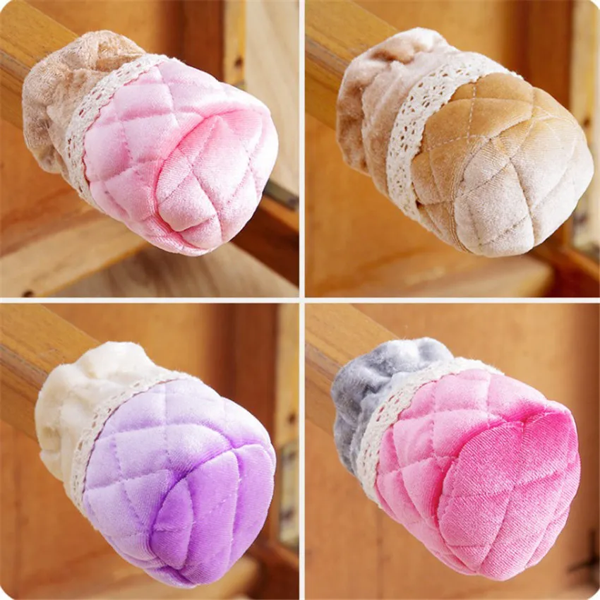 4 Teile/los Nicht-slip Tisch Füße Hülse Abdeckung Stoff spitze Stuhl Beine Socken Pad Abdeckung Für Home Möbel Beine schutzhülle 6*9cm