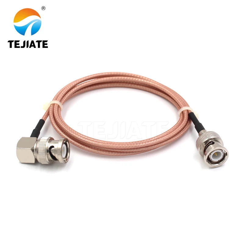 1PCS TEJIATEอะแดปเตอร์BNCถึงBNCประเภทBNCJแปลงBNCJW 8-90ซม.1M 1.5M 2MความยาวConnector RG316ลวด